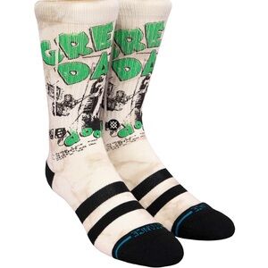 🌸3 for $20🌸Green Day X Stance 1994 Socks Men Sz L NWT Dookie 30th Anniversary